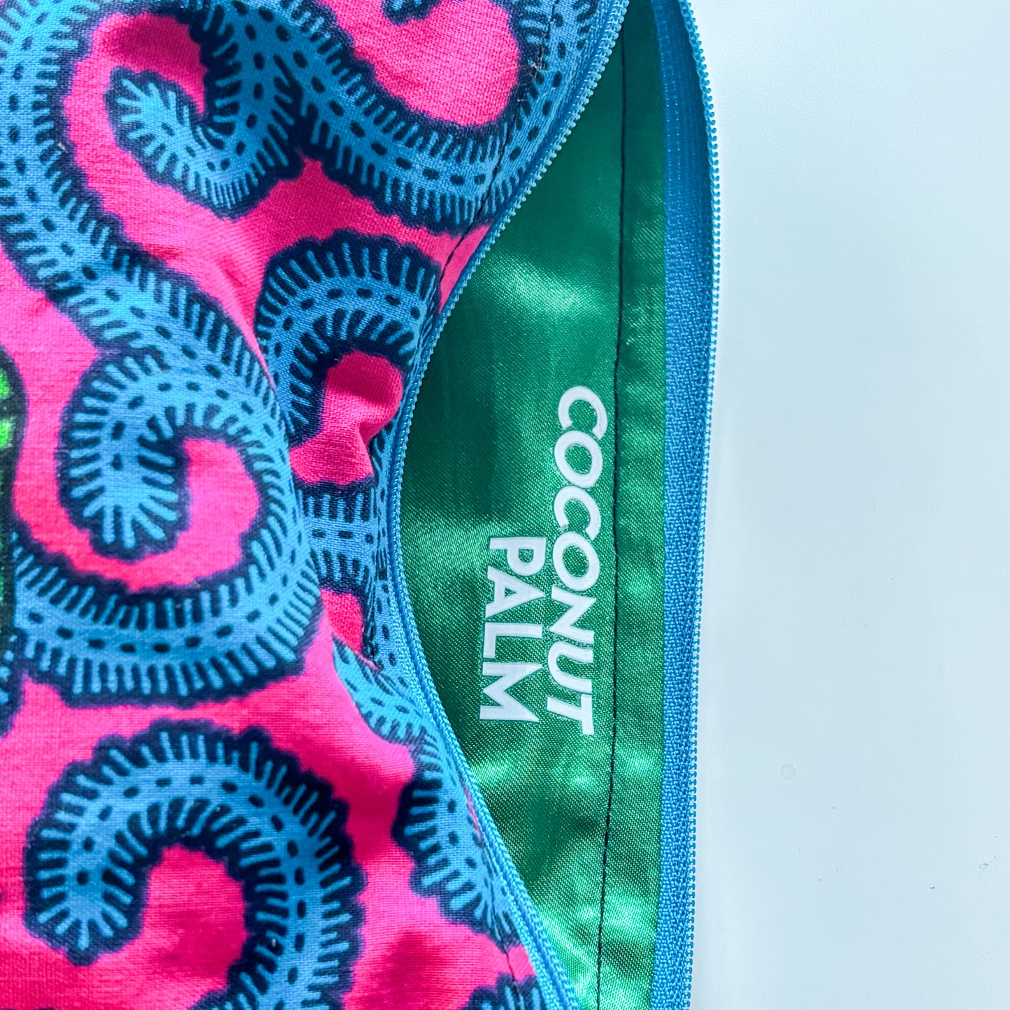 Pouch - Pink & Green Swirl