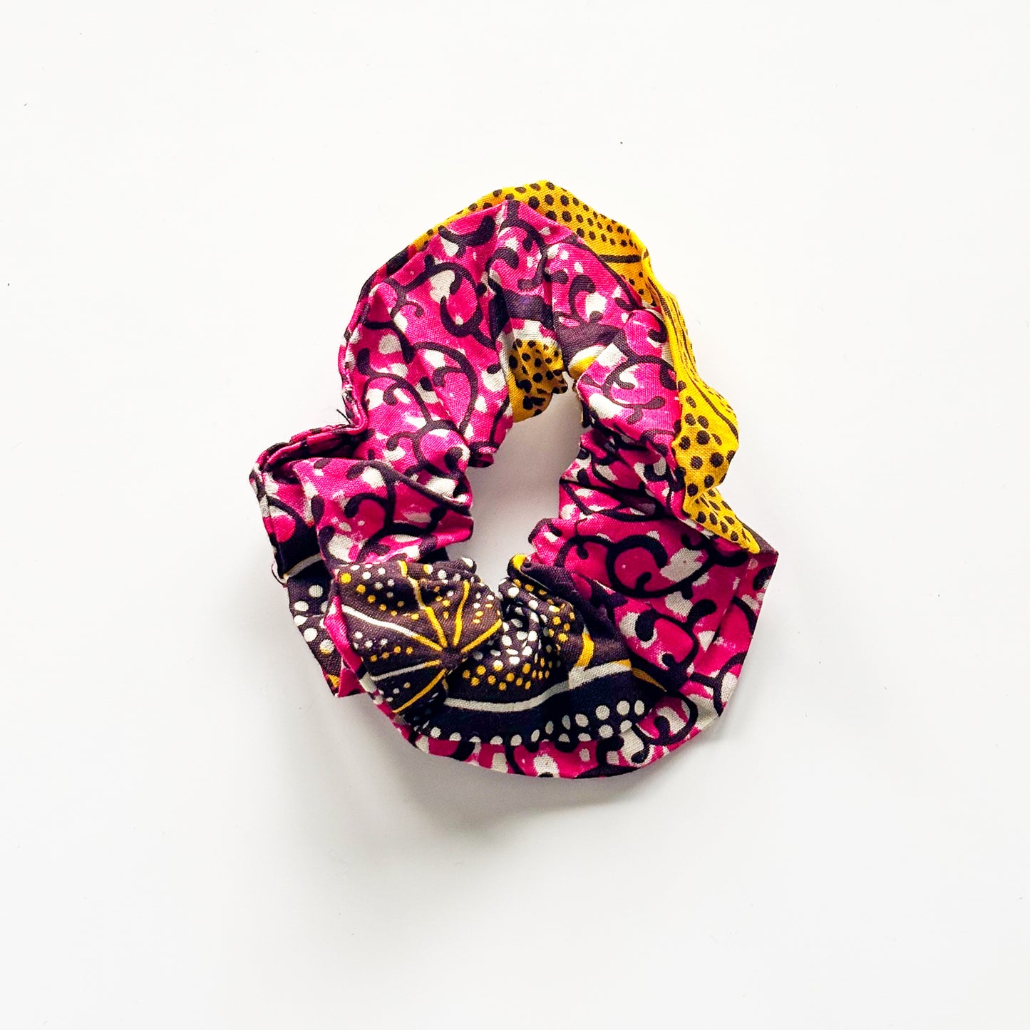 Scrunchie - Pink & Gold