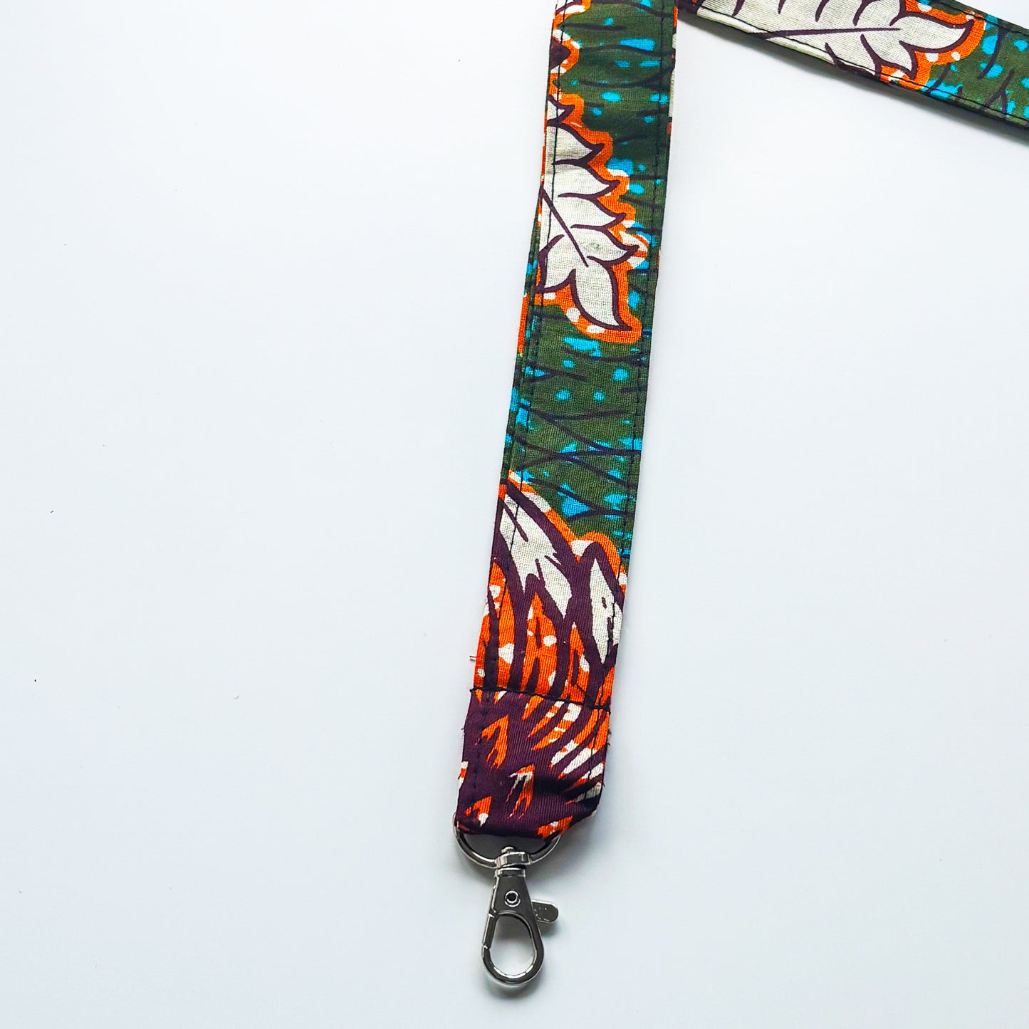 Lanyard - Khaki & Orange