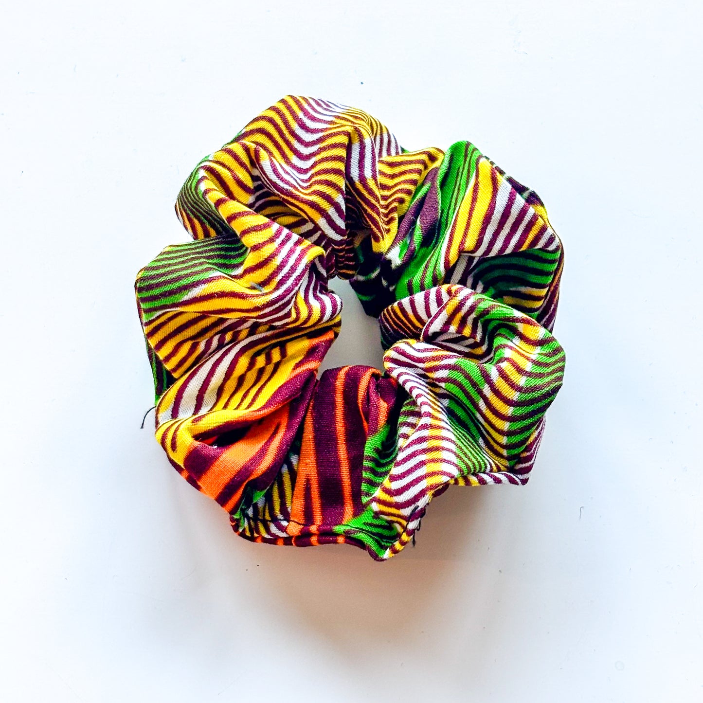 Scrunchie - Orange Discs