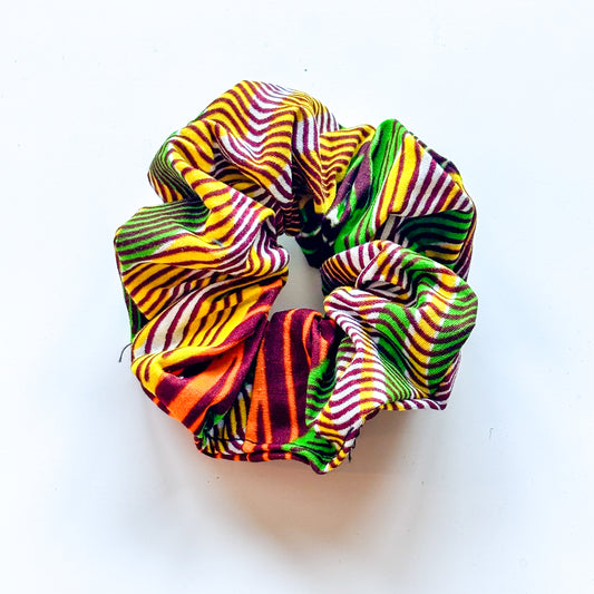 Scrunchie - Orange Discs