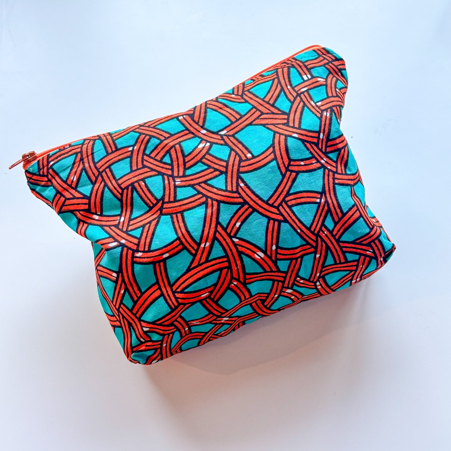 Pouch - Teal & Orange