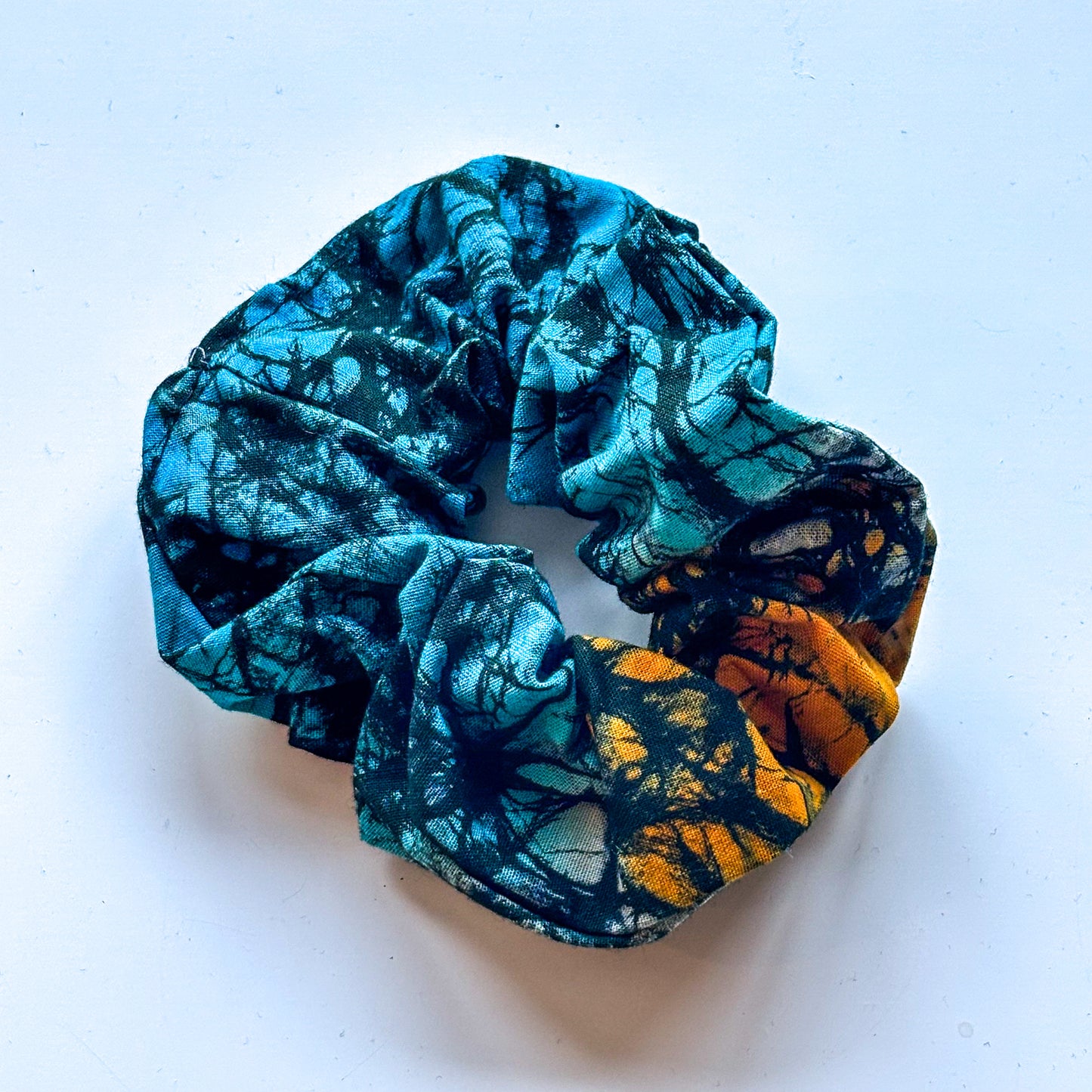 Scrunchie - Teal Batik