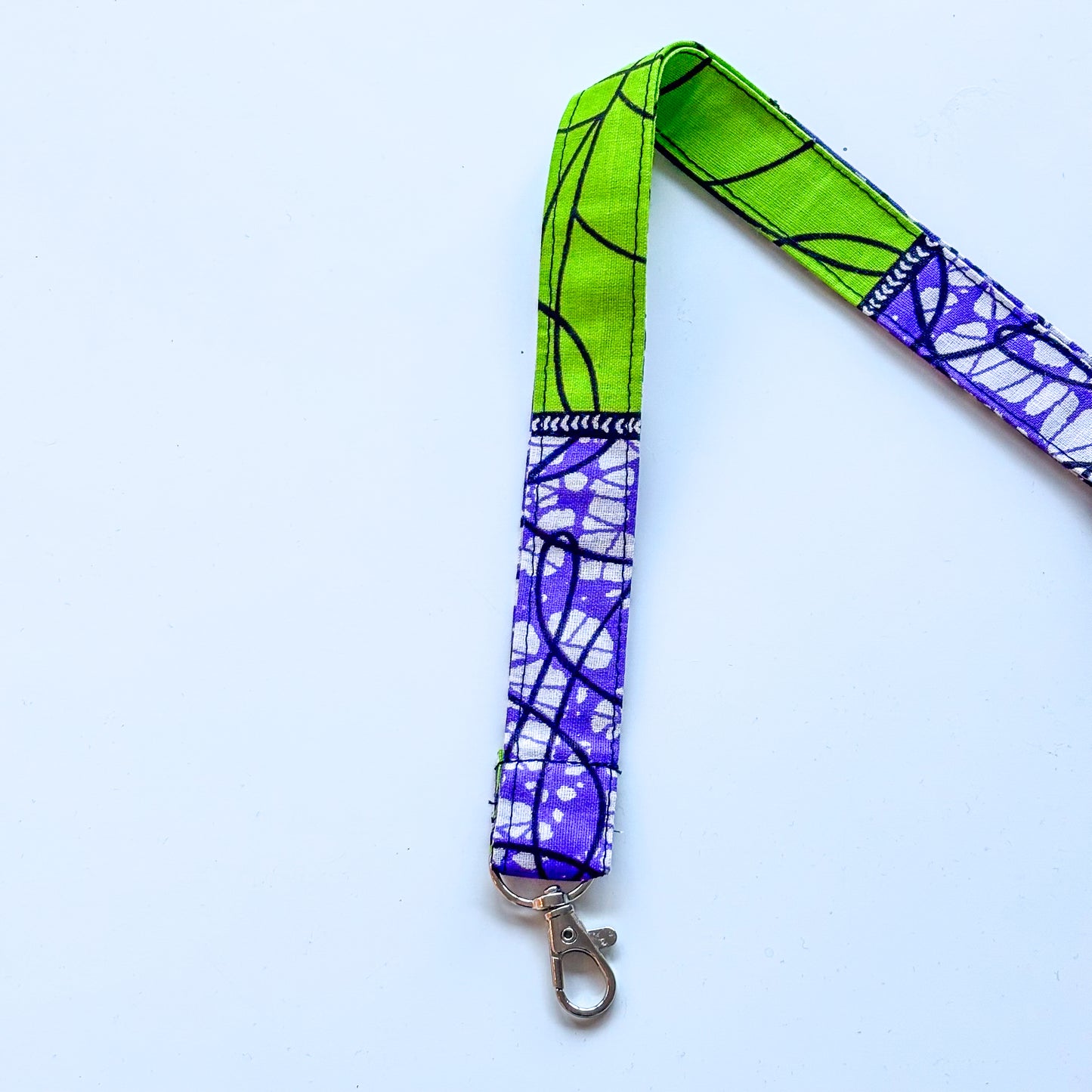 Lanyard - Purple & Lime