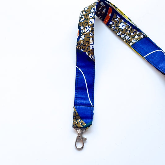Lanyard - Blue & Yellow