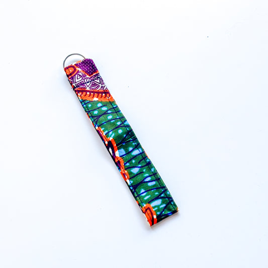 Keyring - Green & Orange