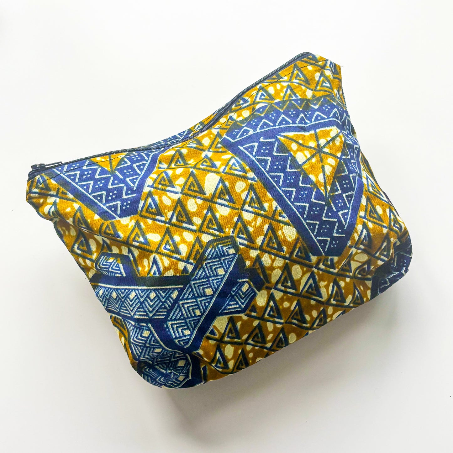 Pouch - Olive & Blue