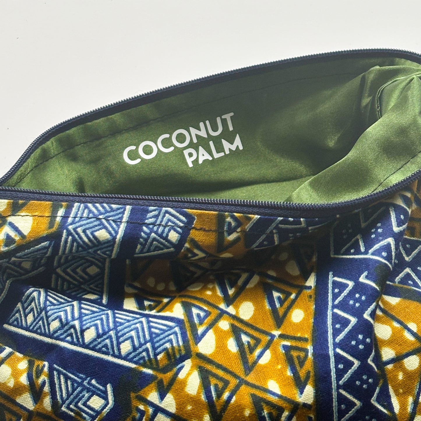 Pouch - Olive & Blue