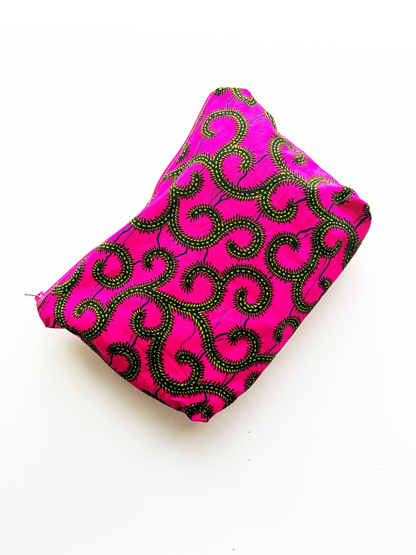 Pouch - Pink Centipede Print